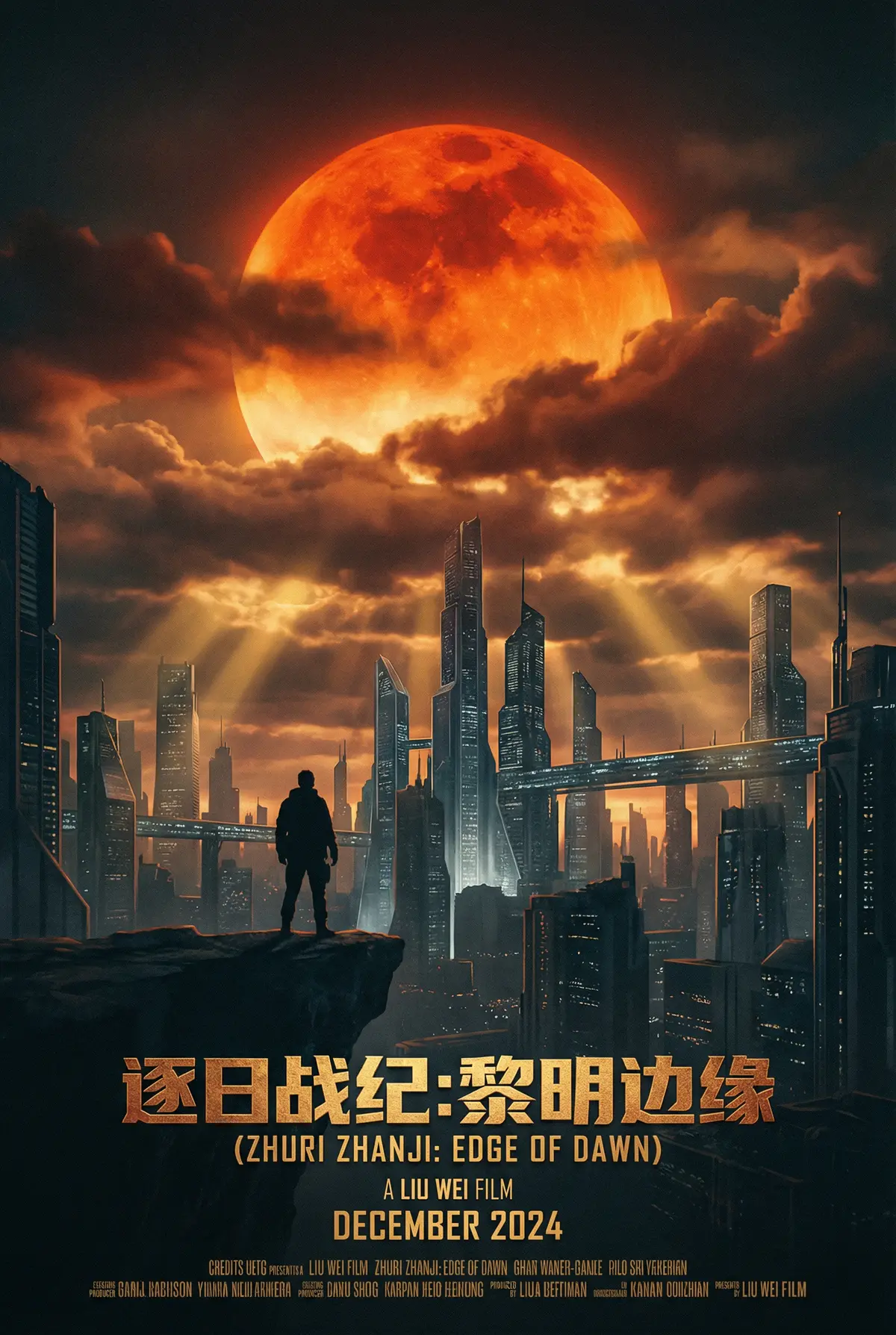 啄木鸟 出品科幻巨制《逐日战纪》电影海报