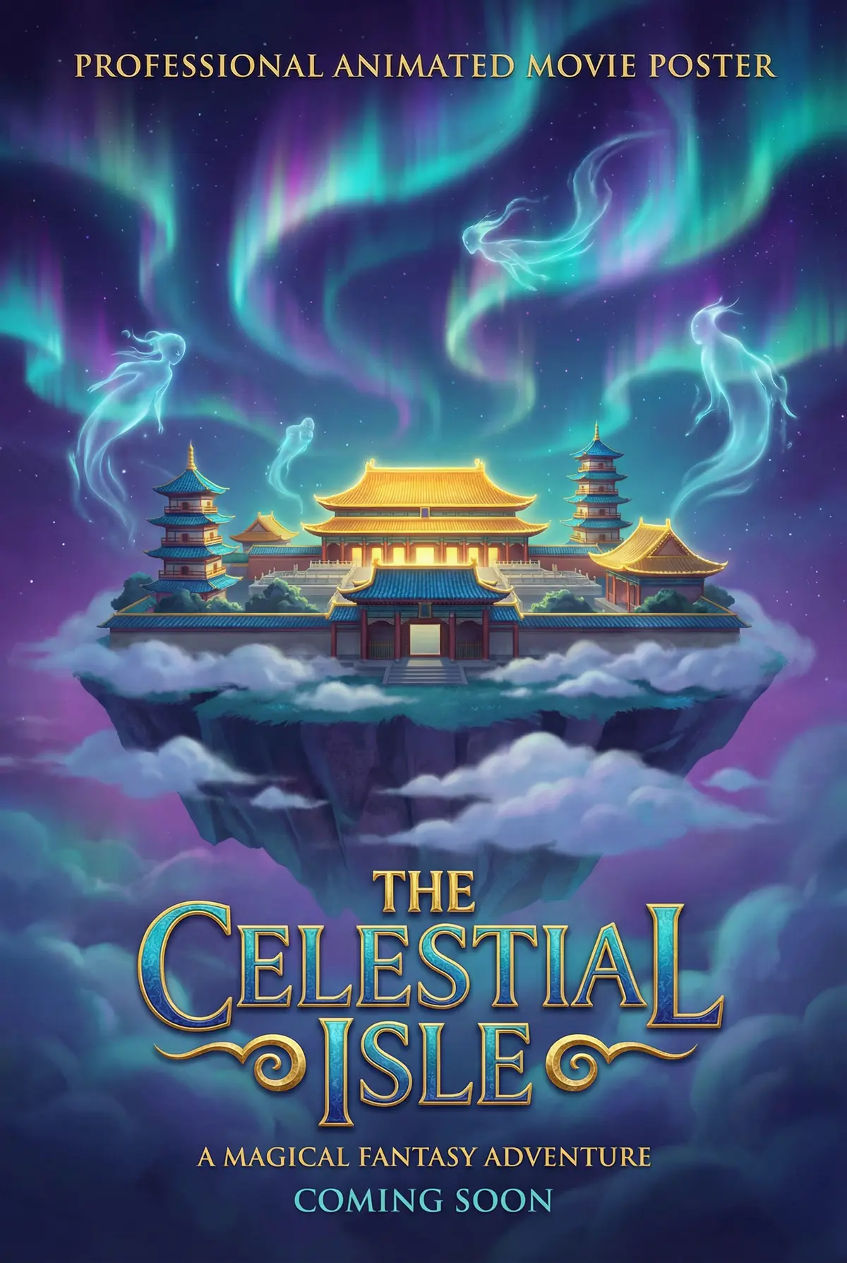 啄木鸟 出品动画奇幻片《灵境传说》电影海报